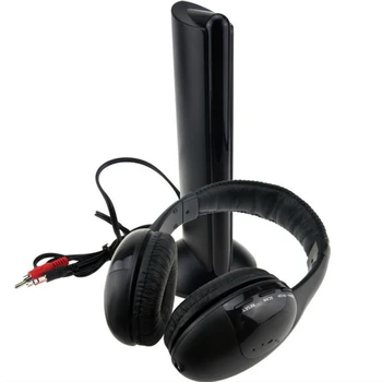 Elistooop 5IN1 de Auriculares Inalámbricos Casque Audio Sans Fil Ecouteur Hi-Fi, Radio FM, TV MP3 MP4