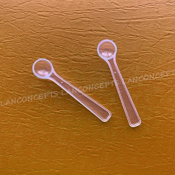 0.25 g translucidez de Plástico Micro Scoop 0,5 ML Cuchara de Medición 0.25 gramo Medir Cucharas - 200pcs/lote envío Gratuito