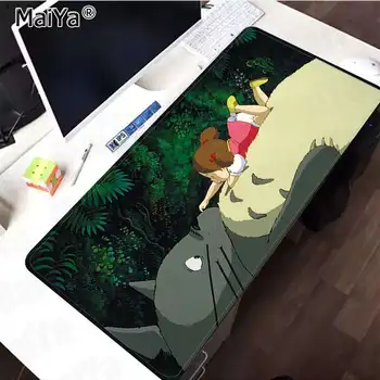 Maiya En Surtida Totoro Anime de Cierre Perimetral de la alfombrilla de ráton del Juego de Goma PC Gaming mousepad