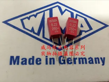 2020 de la venta caliente 10pcs/20pcs alemán de condensadores WIMA MKP2 250V 0.22 UF 250 224 220n P: 5mm Audio condensador de envío gratis