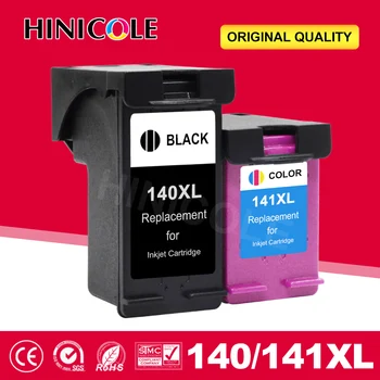 HINICOLE Re-Manufacturados, 140 XL Cartucho de Tinta del Reemplazo para HP 140 HP140 para Photosmart C4583 C4283 C4483 C5283 D5363 Impresora