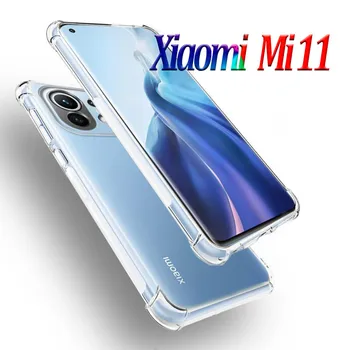 Xiaomi 11,a prueba de Golpes Casos de Xiomi mi 11 Caso mi11 Blandas de Hidrogel de la Película de Silicona Cubierta del Teléfono Xiaomi mi 11 de caja Transparente