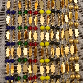 Anniyo Namdrik bandera conjuntos de Joyas Colgante de Grandes Aretes de Pelota de Round de Perlas de la Cadena de Collares de la Joyería Regalos #071821