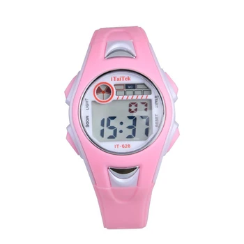 Nuevo Reloj de los Niños Niños Niñas LED Digital de los Deportes de Relojes de Silicona de Plástico de los Niños Fecha de Alarma Reloj Casual Seleccione Regalo para el niño N50