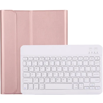 Estuche con teclado para el iPad de Apple Pro 11 2018 2020 Caso con la funda del teclado Delgado Cuero Funda con Teclado Bluetooth con la Ranura para Lápiz
