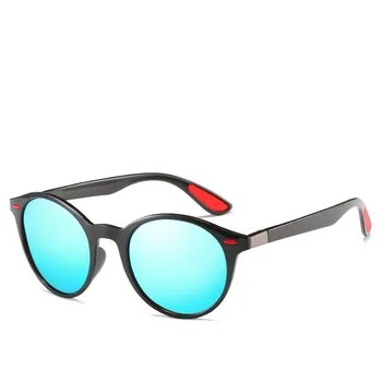 Clásico Polarizado Gafas de sol de los Hombres de la Vendimia de Lujo de la Marca de la Ronda de gafas de Sol Para Mujer de Conducción Gafas UV Okulary Gafas De Sol Mujer