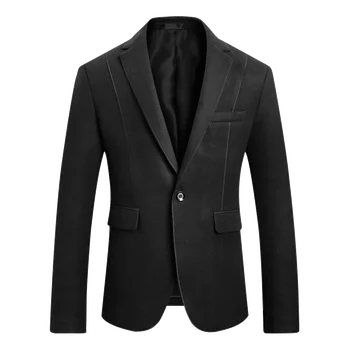 De alta calidad de lana mezcla blazer de moda de los hombres de negocios de slim retro traje de chaqueta de gran tamaño 5XL hombres del club social formal blazer