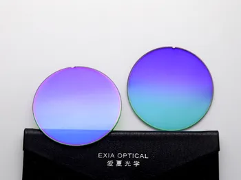 Espejo azul de Lentes de Gradiente de Doble Colores de 75mm de Diámetro EXIA ÓPTICA A40 Serie