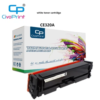 Civoprint compatible CE320A blanco impresora láser cartucho de tóner para HP Color LaserJet CM1415FN/FNW, CP1521N/1522N/1523N/1525N/NW