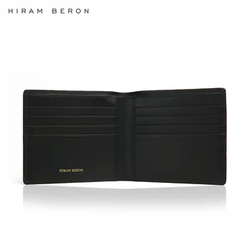 Hiram Beron Personalizada italiano GRATIS cocodrilo patrón de cuero de la cartera de los hombres de lujo del producto de la caja de regalo dropship