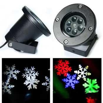 90-240V Navidad Copo de nieve de Luz Láser Nevadas Proyector Movimiento de la Nieve al aire libre de la Lámpara del Proyector Para el Año Nuevo Decoración del Partido
