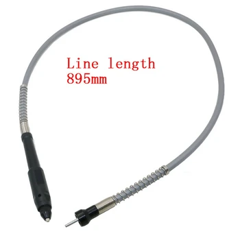 Eje Flexible 895-910mm con Cable Eléctrico Flexible Taladro Molinillo de Flex Eje de Extensión de la M8 Mandril Sin llave de Dremel Herramienta Rotativa de Alimentación