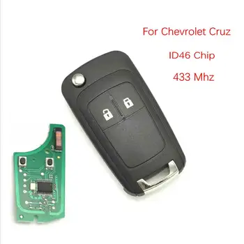 Datong Mundo Remoto Del Coche Clave Para Chevrolet Cruz 315/433 Mhz 46 Chip Auto De Control Remoto Inteligente Reemplazar Coche Clave En Blanco