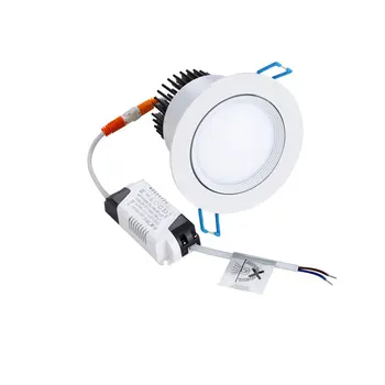 CREE LED Downlight Empotrado Lámpara de 5W 7W 12W Dimmable de la mazorca de la luz del Punto ajustable Accesorio lightiing +conductor del led