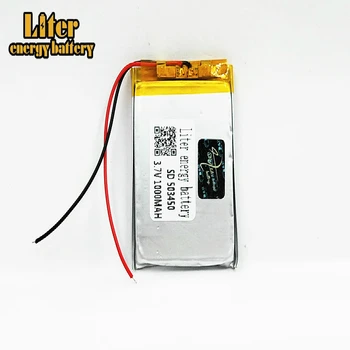 Polímero de Litio Recargable de la batería de 1000 mAh Li-ion batería Lipo 3.7 V 503450 053450 para el teléfono inteligente DVD mp3 mp4 de la Lámpara Led de la cámara