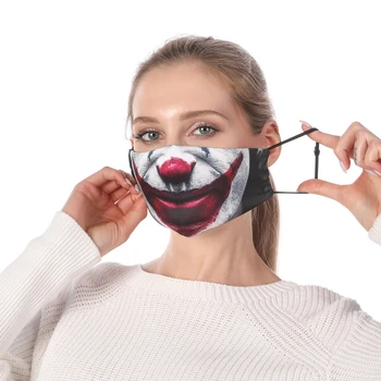Adulto Boca Impreso en 3D Máscara Anti-Infección por el Virus Unisex Cara Boca Máscaras Reutilizable Lavable Protección de PM2.5 Prueba De Bacterias Máscara