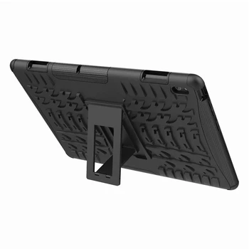 Dazzle Caso Para Lenovo Tab E10 TB-X104 F TB-X104L 10.1 de TPU+de la PC a prueba de Golpes Pesados Híbrido Armadura de Caucho Resistente Tableta Cubierta de Pluma+