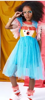 Las niñas Conjuntos de Ropa de Moda de Vestidos de Vestidos Vetement de la Princesa Vestidos de Cuadros Vestidos para Niñas Ropa para Niños y niñas de la Mejor Calidad