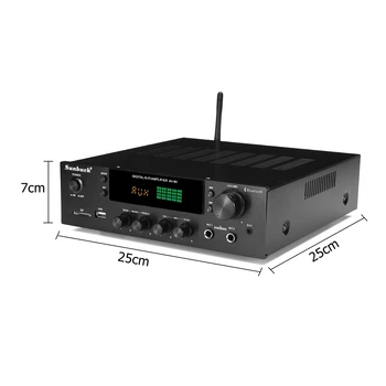 TELI BT-1388 HiFi Auto de Tecnología de la Alimentación de bluetooth Estéreo de Audio del Amplificador de Karaoke Receptor de FM USB SD bluetooth Amplificador de la Junta de