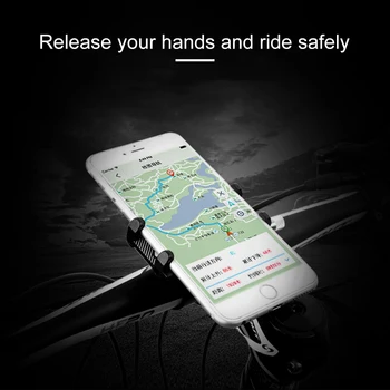 Nueva Marca de Bicicletas Titular del Teléfono para el IPhone Samsung Universal para el Teléfono Celular Titular de la Bici del Manillar Clip GPS Soporte de Montaje