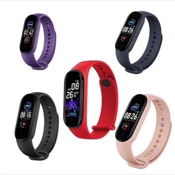 M5 Smartwatch Para Android Y Ios De La Frecuencia Cardíaca Y La Presión Arterial Impermeable De Los Deportes De Smartwatch Para Hombres, Mujeres