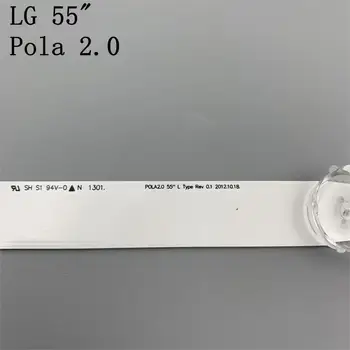 14 UNIDADES/Juego de tira de LED De LG innotek Pola2.0 55