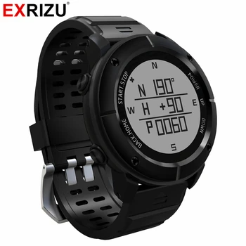 EXRIZU UW80 Deporte al aire libre GPS de Navegación Inteligente Reloj Monitor de Ritmo Cardíaco Bluetooth Smartwatch de Fitness Tracker Brújula Altímetro