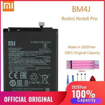 BM4J Original XIAO MI la Batería del Teléfono para Xiaomi Redmi Note 8 Pro Baterías de Repuesto Xiomi hongmi Note8 Pro 4500mAh