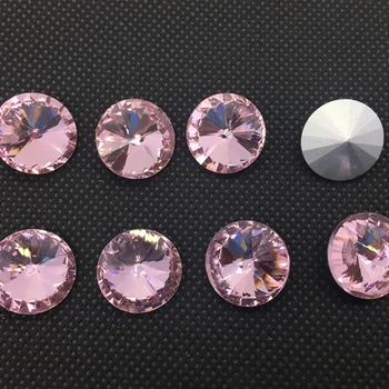 Enlace 2: 6 ~18mm Punto de diamantes de imitación, Cristal de Ronda Rivoli Pegamento bola de Cristal de Piedra Para el Arte del Clavo de DIY