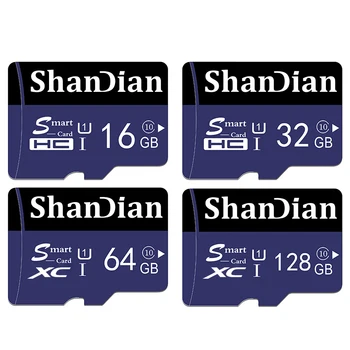 ShanDian Original de la tarjeta Micro sd 64 GB 32 GB 16 GB 8 GB SDXC, SDHC Tarjeta de Memoria MicroSDXC MicroSDHC clase 10 clase 6 Microsd TF Tarjeta de