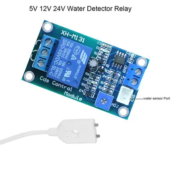 5V 12V Sensor de nivel de Agua Detector de Módulo de Relé de Fuga de Agua Fuga de Alarma Interruptor Automático Para la bomba de agua