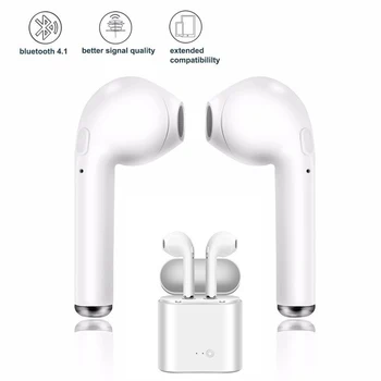 I7s TWS Auriculares Inalámbricos Bluetooth de los auriculares sport Auriculares Auriculares Con Micrófono del Auricular Para el Iphone Xiaomi Samsung, Huawei, oppo