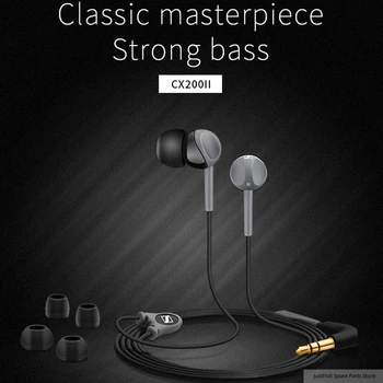 Sennheiser CX200 StreetII en la oreja los Auriculares Estéreo con Cable Bass Auriculares Deporte en Ejecución Auriculares HIFI Auriculares para el iPhone Androd