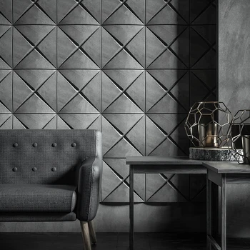 30cm geometría de diseño de hormigón azulejos de la pared de un molde de silicona de cemento baldosa molde de la casa de la decoración de la pared de fondo del molde