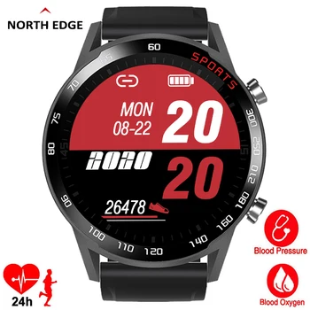 BORDE NORTE de los Hombres Reloj Inteligente IP67 Impermeable Smartwatch Monitor de Frecuencia Cardíaca Múltiple Modelo Sport Fitness Tracker Hombre de Vestir