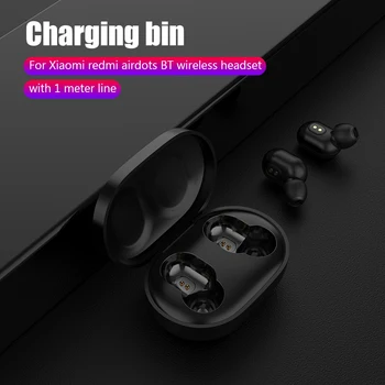 ALLOYSEED 2020 300mAh estuche de Carga con Cable USB Buena Solución para Xiaomi Redmi AirDots TWS Auriculares Auriculares Accesorios