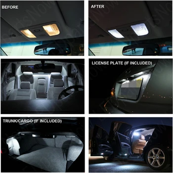 Envío gratis 10pc Luces LED coche-estilo Hi-Q en el Interior del Paquete Kit Para SEAT IBIZA MK5 KJ1 2017+