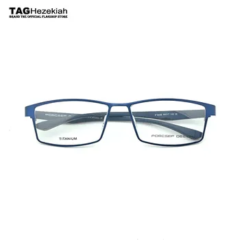 Titanio Gafas de marco hombres Óptico de marcos de lentes miopía glasse de Alta calidad de fotograma Completo de negocios 9026 equipo gafas de oculos
