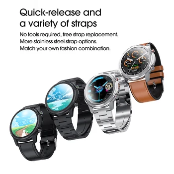LEMFO LF26 Reloj Inteligente Hombres Mujeres Personalizado de línea del Tiempo de Visualización de la Frecuencia Cardíaca Monitor de Presión Arterial smartwatch 2020 Para Android IOS