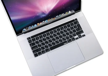 XSKN hebreo/inglés Negro Teclado de Silicona Cubierta de Piel para el año 2019 Nuevo MacBook Pro de 16 pulgadas Táctil Barra de A2141 unidos y la unión europea Versión