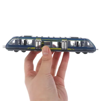 Simulación de aleación de metal de alta velocidad ferroviaria fundido tren de juguete modelo de chicos de regalo