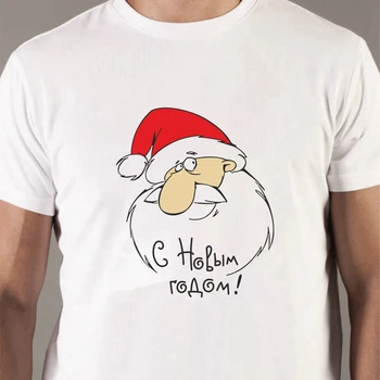 TriDitya 50496# Año Nuevo T-shirt Feliz Año Nuevo Camiseta hombre Camiseta Tops