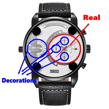 Reloj Creativo de los Hombres Relojes de Cuarzo de Cuero Impermeable Fecha Masculino Reloj de Pulsera de Lujo de la Marca Deportiva Militar Reloj de Hombre reloj Casual