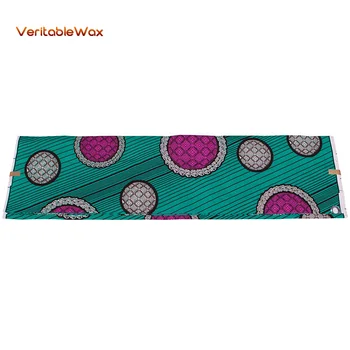 Nigeria África Estampados Batik De Tela Para Coser El Vestido De Boda Diseños De Tissu Por El Patio De Retazos De Poliéster Diseñador Textil 6411
