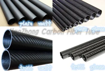 4pcs de 8 mm de diámetro exterior X 5 mm ID X 500 MM tubo de fibra de Carbono ala de Carbono/Tubo/proveedor/tubería de 8*5 (outlets)de carbono del tubo de proveedor