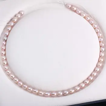 Nueva Perla de Arroz Cuentas Multi-estilo Simple de la Fiesta de Moda de la Joyería de Regalo de Perlas de Tamaño 8-9mm
