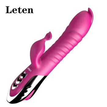 Femenina masturbación juguetes sexuales automático de la calefacción vaginal shock de palo lengua lamiendo el masaje palo adulto suministros vibrador ky