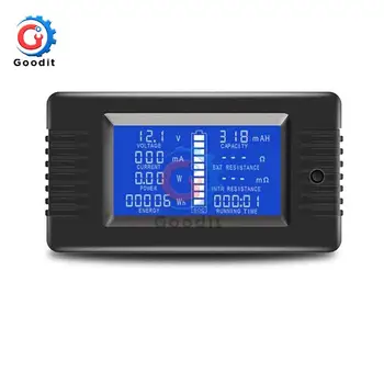 PZEM-015 100 Probador de la Batería Voltímetro Amperímetro de Voltaje de Alimentación de Corriente Impedancia de la Capacidad de Energía Medidor de Tiempo del Monitor de derivación incorporada
