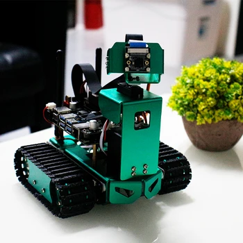 Jetbot sAI coche robot con 8 millones de HD de la cámara .( con o sin) Jetson Nano de la junta.estándar o el Apoyo de la cámara de arriba a abajo