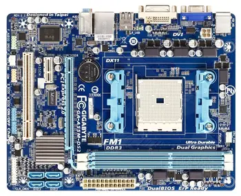 Para Gigabyte GA-A55M-DS2 Original Utiliza la Placa base A55M-DS2 para AMD A55 Socket FM1 DDR3 USB2.0 SATA2